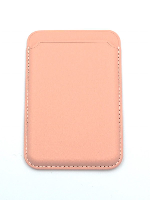 

Картхолдер Leather Collection кожаный MagSafe на iPhone 13-Розовый, Apple iPhone 13
