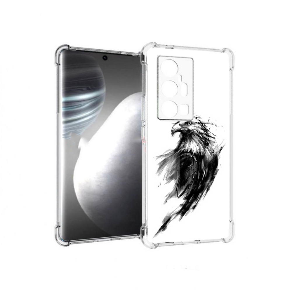 

Чехол MyPads Tocco для Vivo X7 Pro чб птица (PT227071.403.670), Прозрачный, Tocco