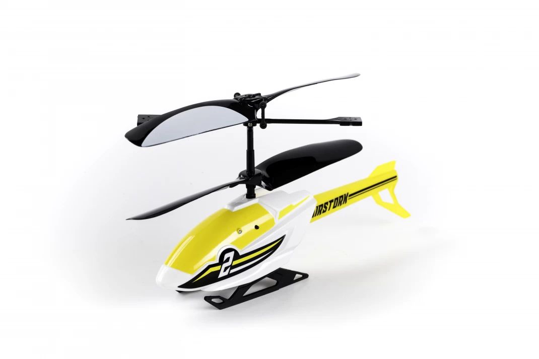 Радиоуправляемый вертолет Flybotic 2-х канальный Эйр Сторк на ИК желтый flybotic вертолет 2 х канальный эйр сторк на ик