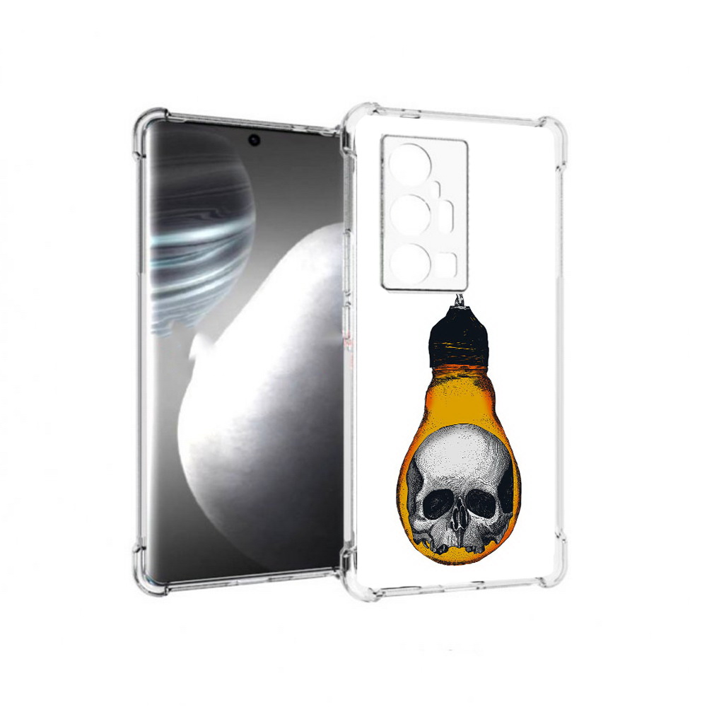 Чехол MyPads Tocco для Vivo X7 Pro череп в лампочке (PT227071.403.676)