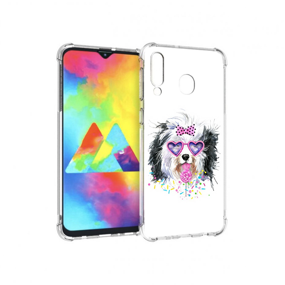 

Чехол MyPads Tocco для Samsung Galaxy M30 пушистик (PT138437.525.559), Прозрачный, Tocco