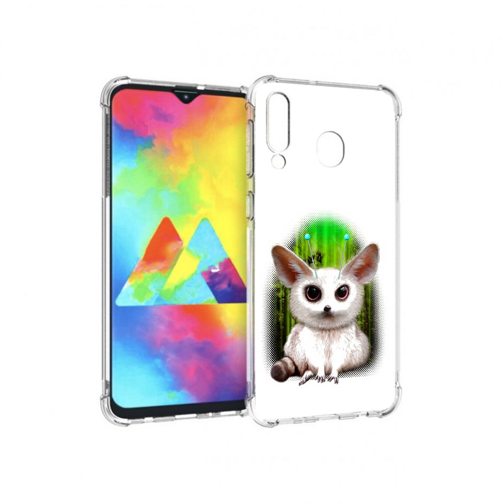 

Чехол MyPads Tocco для Samsung Galaxy M30 пушистое животное (PT138437.525.560), Прозрачный, Tocco