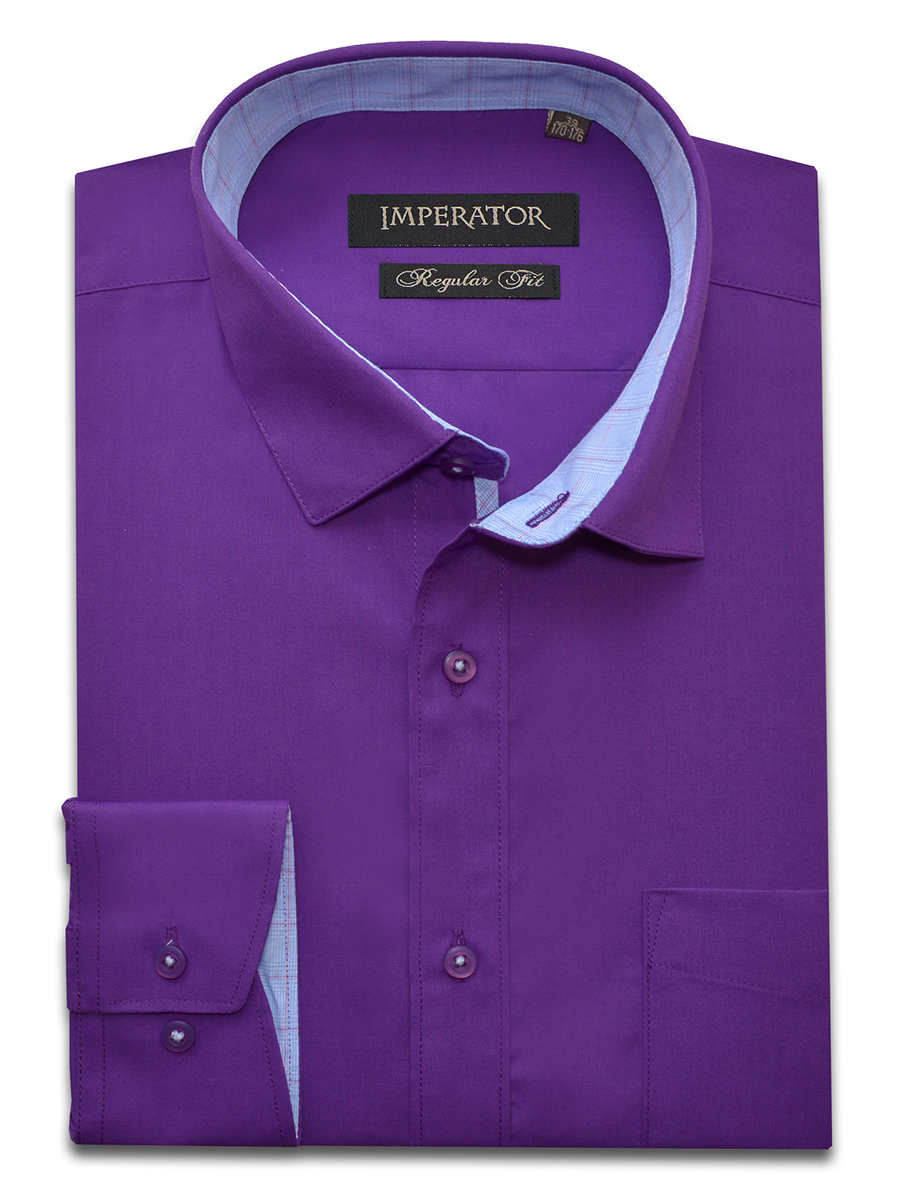 Рубашка детская Imperator Amaranth/Smart 12-П, фиолетовый, 39(176-182)