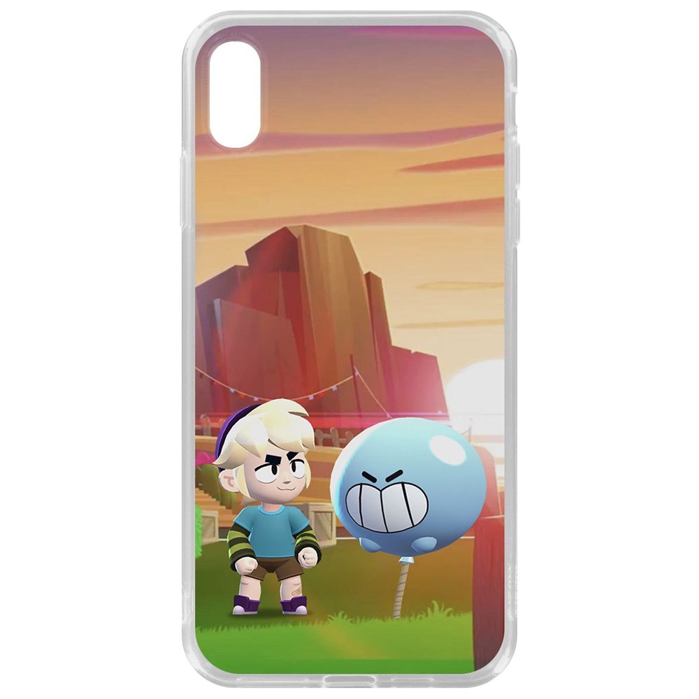 

Чехол-накладка Brawl Stars-Гас для iPhone XS Max, Прозрачный