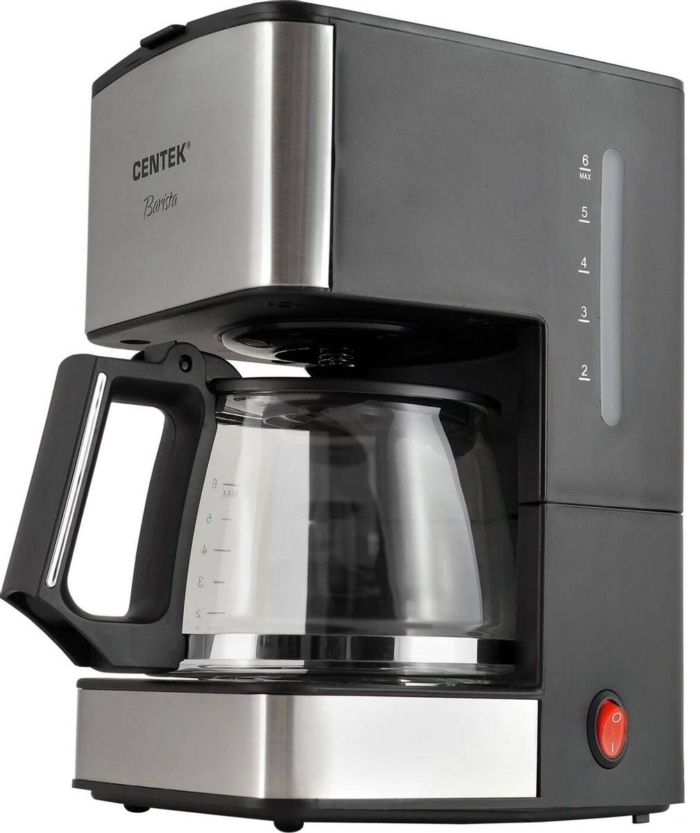 

Кофеварка капельного типа Centek CT-1144 Silver