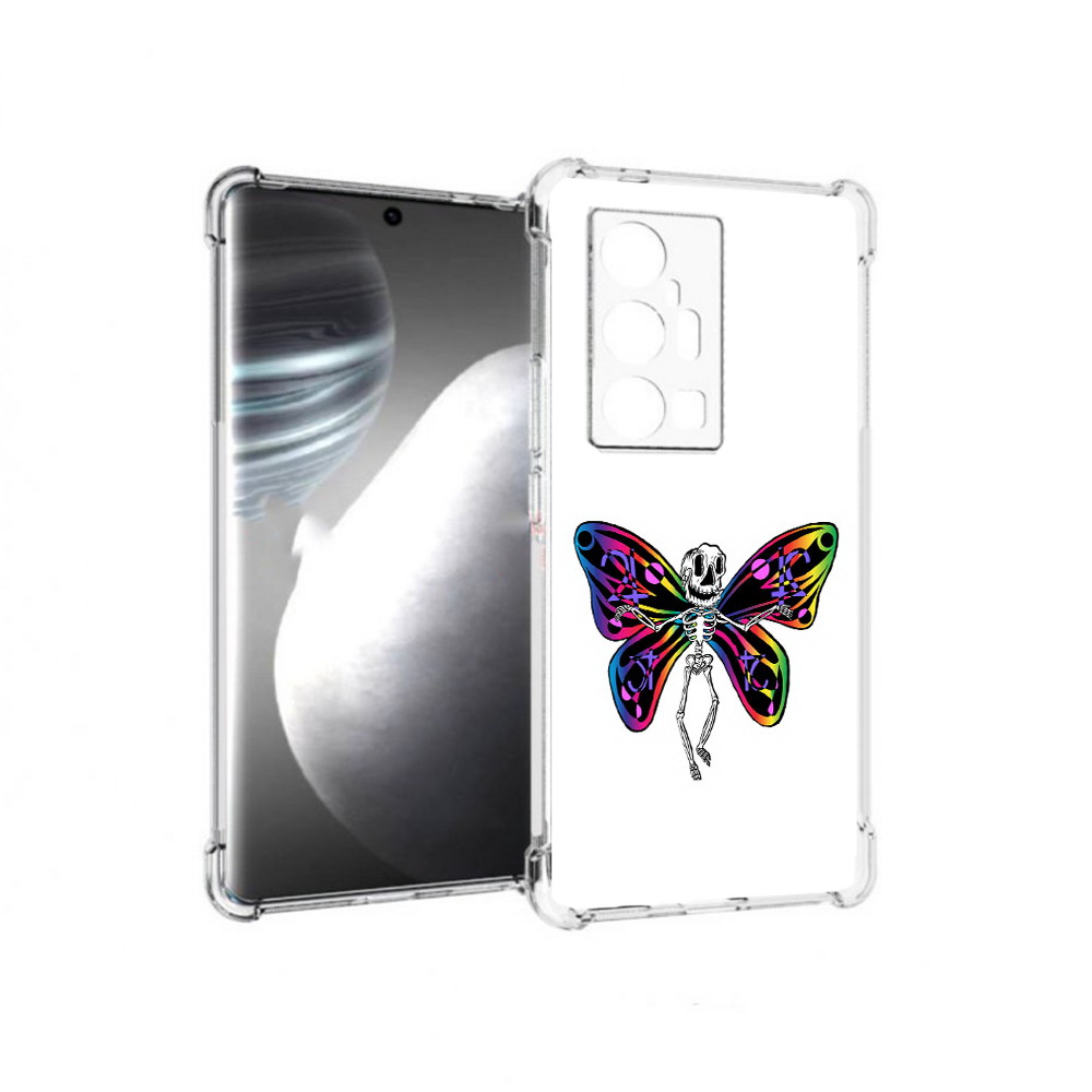 

Чехол MyPads Tocco для Vivo X7 Pro эффект бабочки (PT227071.403.701), Прозрачный, Tocco