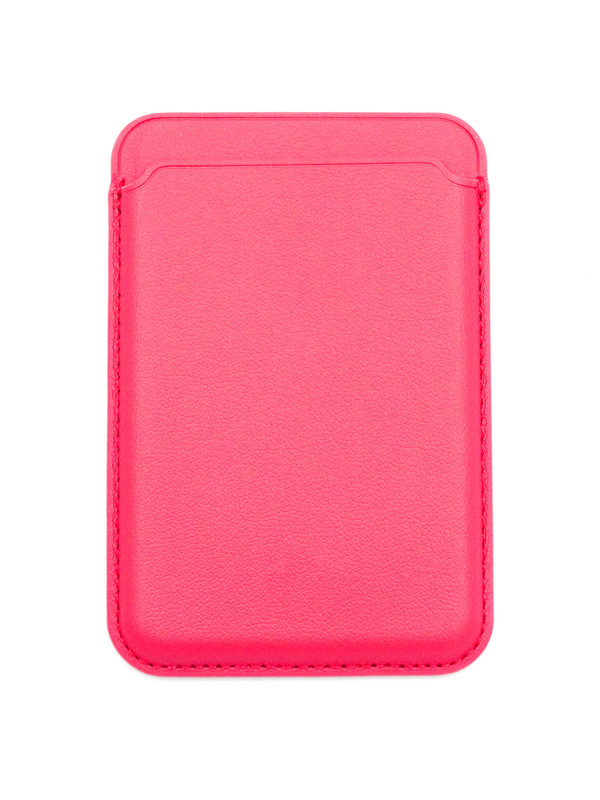 

Картхолдер Leather Collection кожаный MagSafe на iPhone 14-Красный, Apple iPhone 14