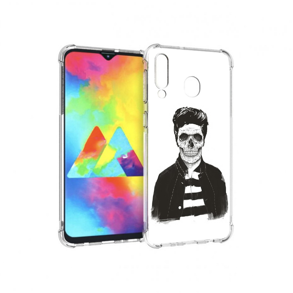 

Чехол MyPads Tocco для Samsung Galaxy M30 скелет (PT138437.525.604), Прозрачный, Tocco