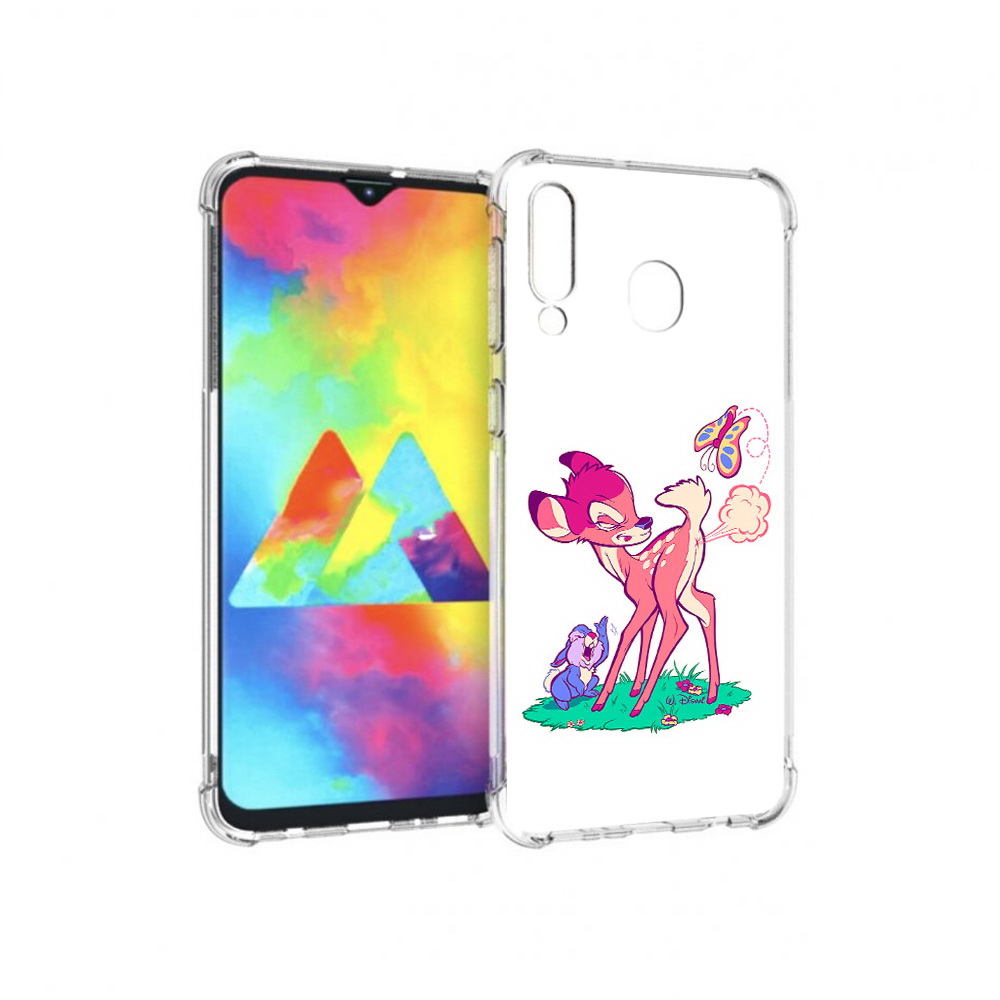 Чехол MyPads Tocco для Samsung Galaxy M30 смешной олененок (PT138437.525.610)