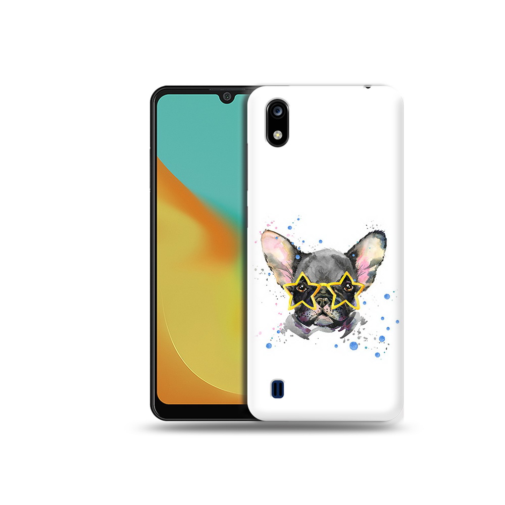 Чехол MyPads Tocco для ZTE Blade A7 буля в очках (PT136477.473.252)