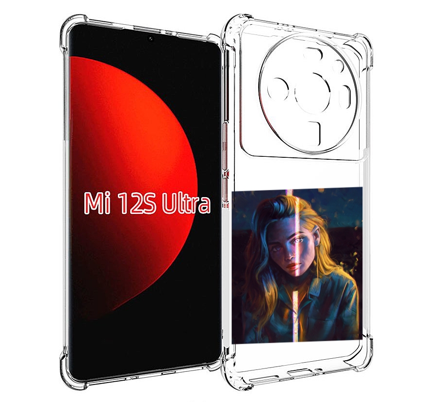 

Чехол MyPads девушка-в-тени для Xiaomi 12S Ultra, Прозрачный, Tocco