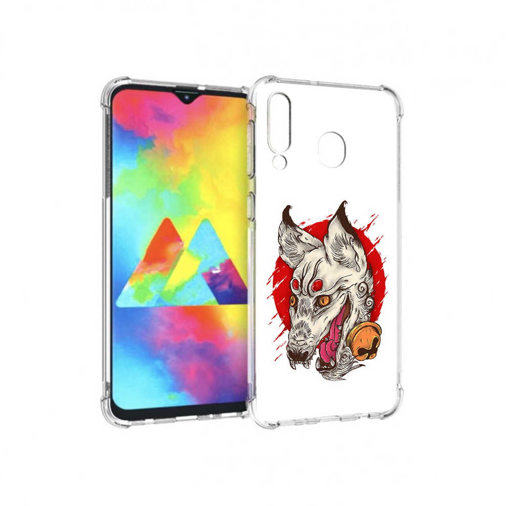 

Чехол MyPads Tocco для Samsung Galaxy M30 страшная собака (PT138437.525.627), Прозрачный, Tocco