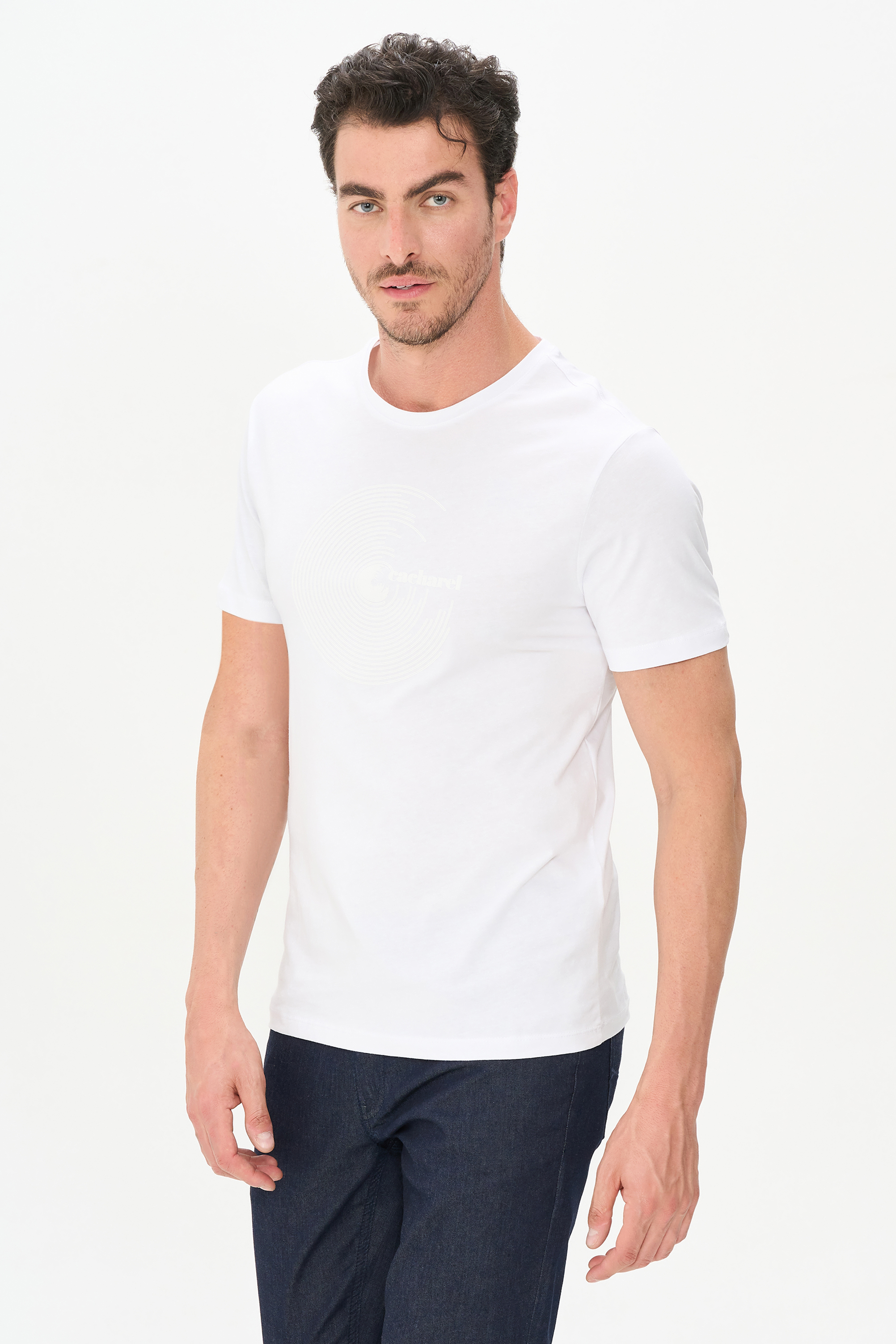 

Футболка мужская Cacharel G051SZ0110MOTION белая XL, Белый, G051SZ0110MOTION