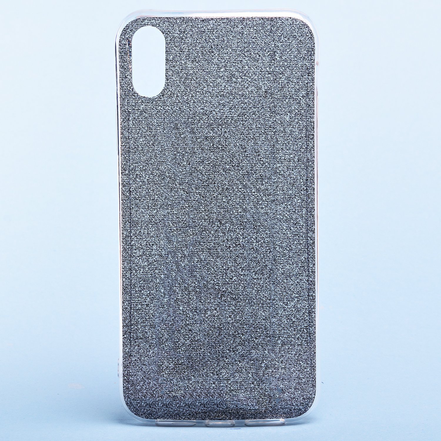 

Чехол iPhone XR силиконовый Glamour <черный>, iPhone XR