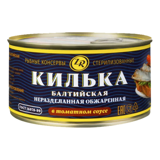 

Килька Золотистая рыбка в томате 350 г