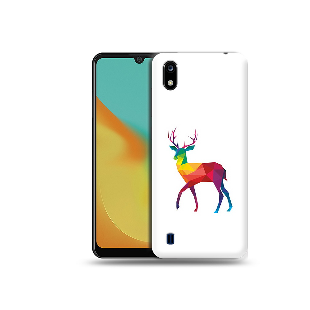 Чехол MyPads Tocco для ZTE Blade A7 геометрический олень (PT136477.473.286)