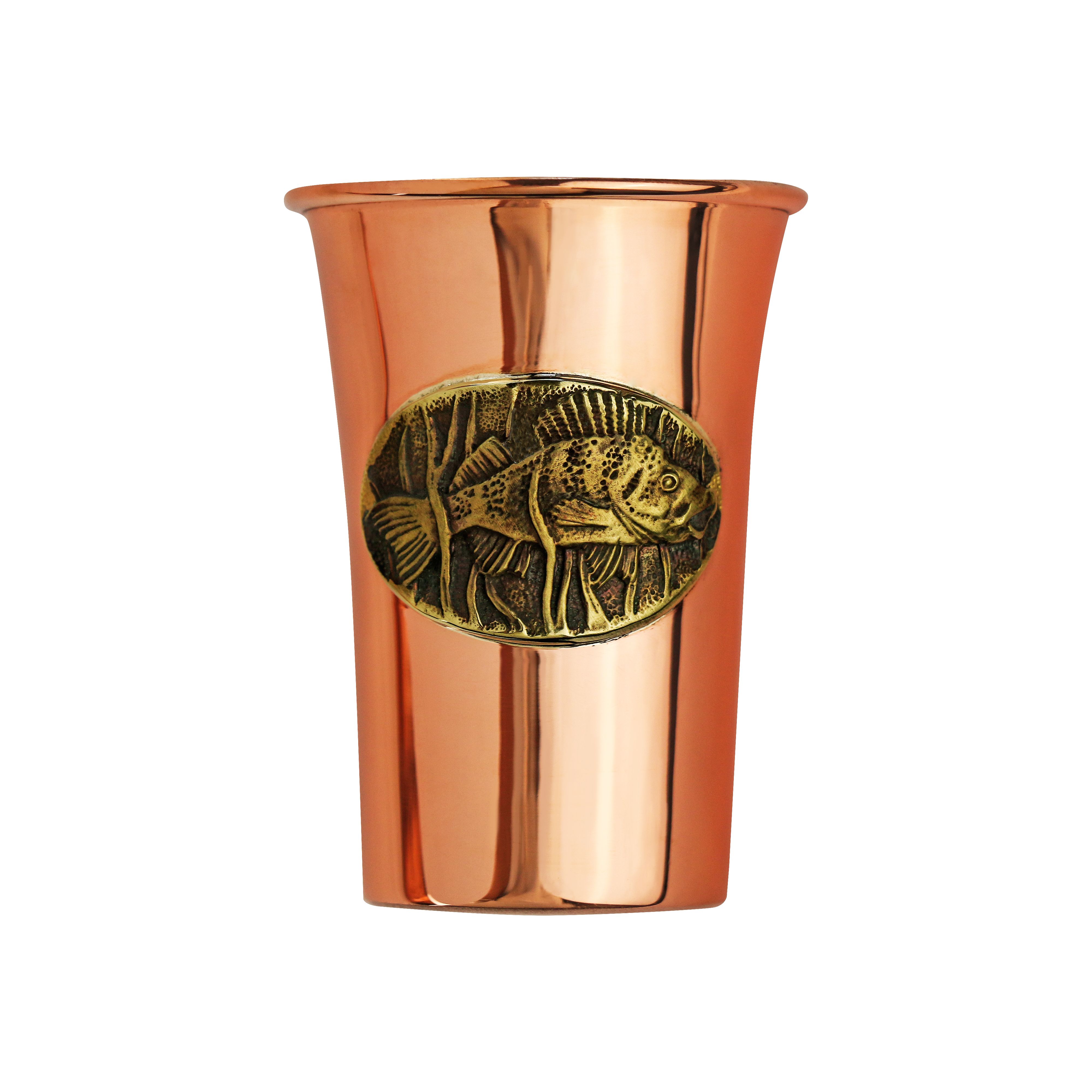 Стопка Кольчугинский мельхиор Окунь медная КМ492СТ01