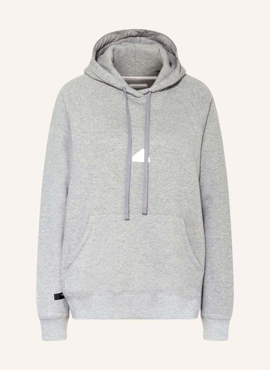 Худи женское Adidas 1001340481 серое L (доставка из-за рубежа)