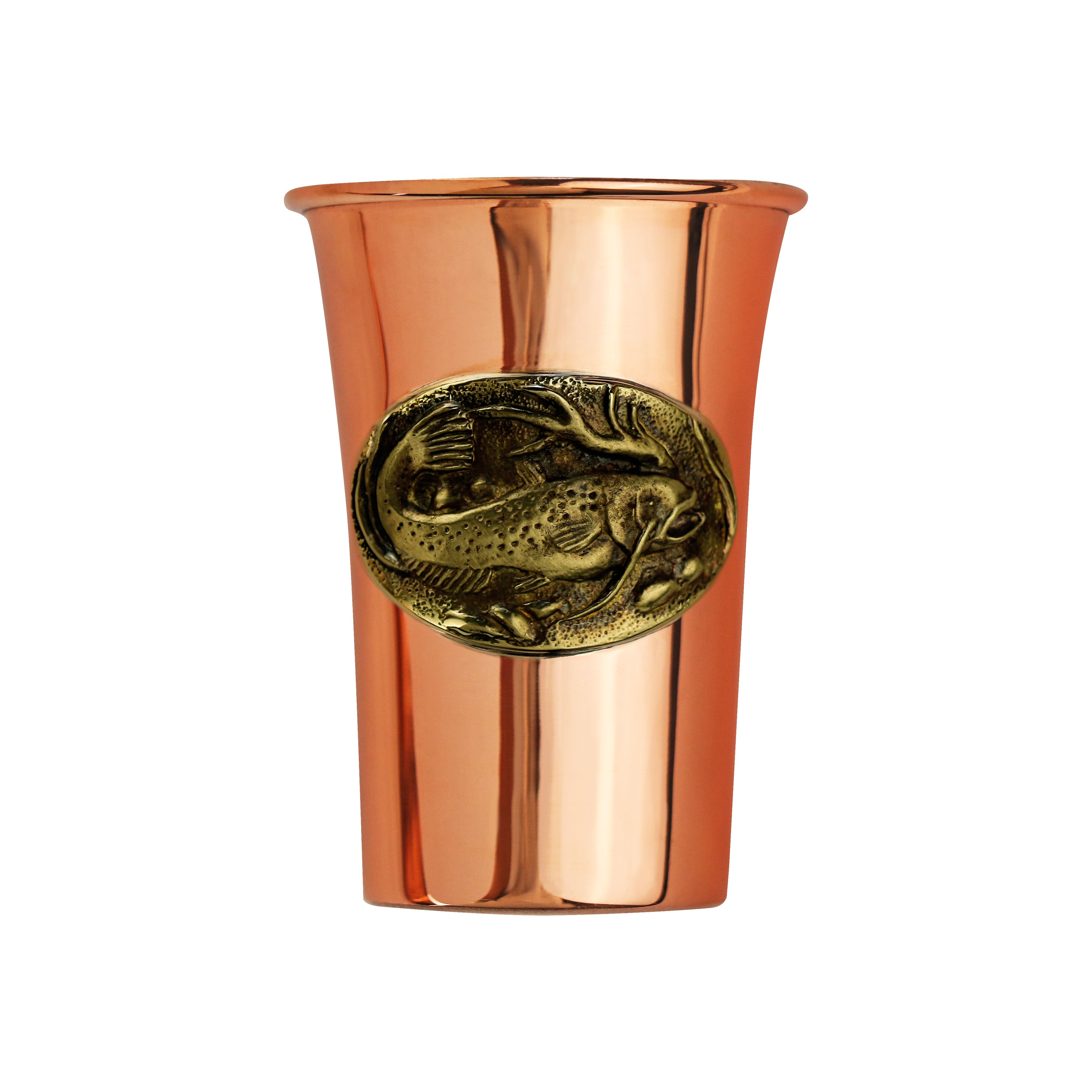 Стопка Кольчугинский мельхиор Сом медная КМ494СТ01