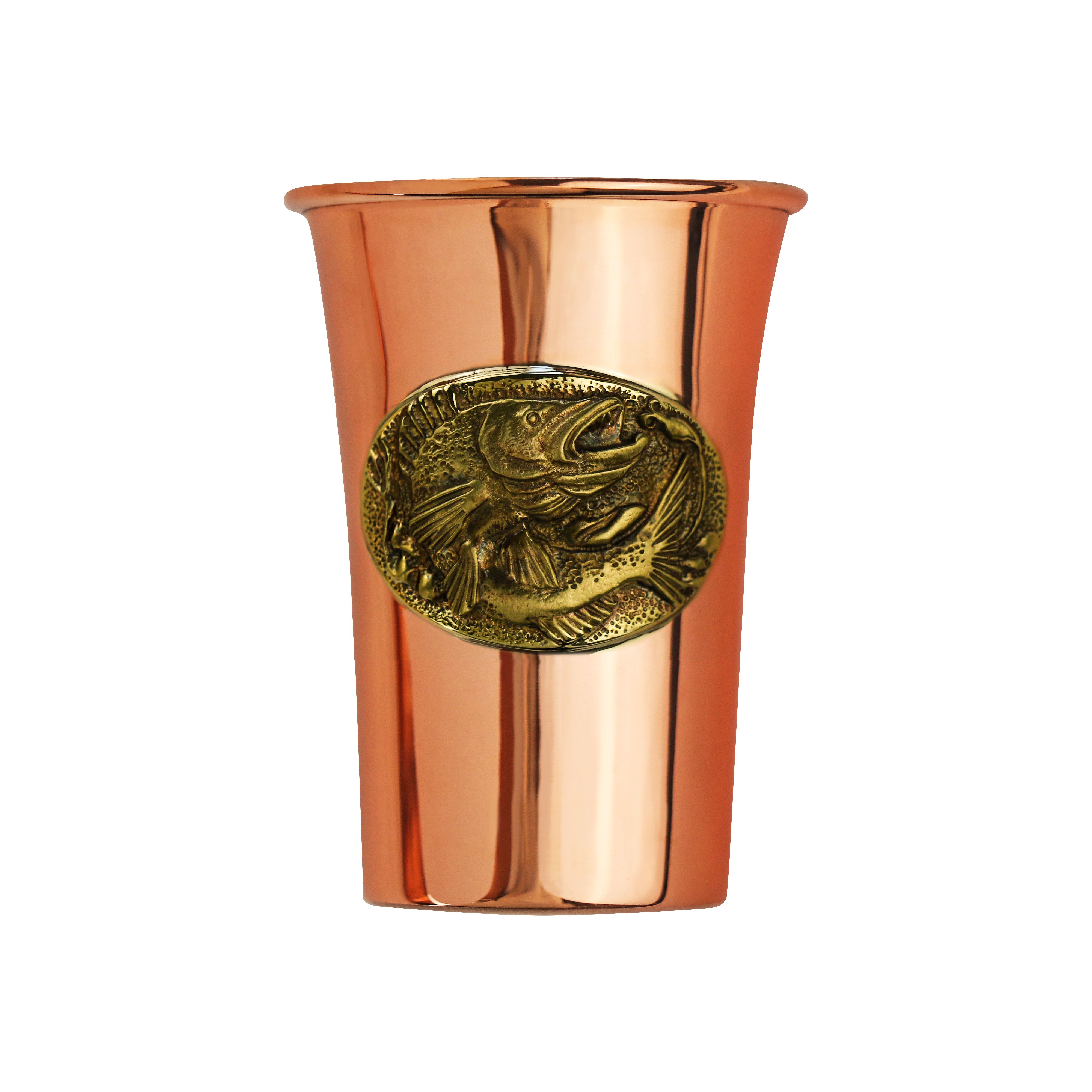 Стопка Кольчугинский мельхиор Судак медная КМ495СТ01