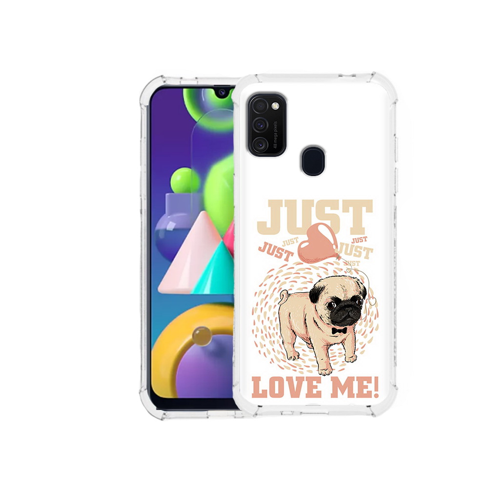 

Чехол MyPads Tocco для Samsung Galaxy M21 Люби меня (PT147110.591.109), Прозрачный, Tocco