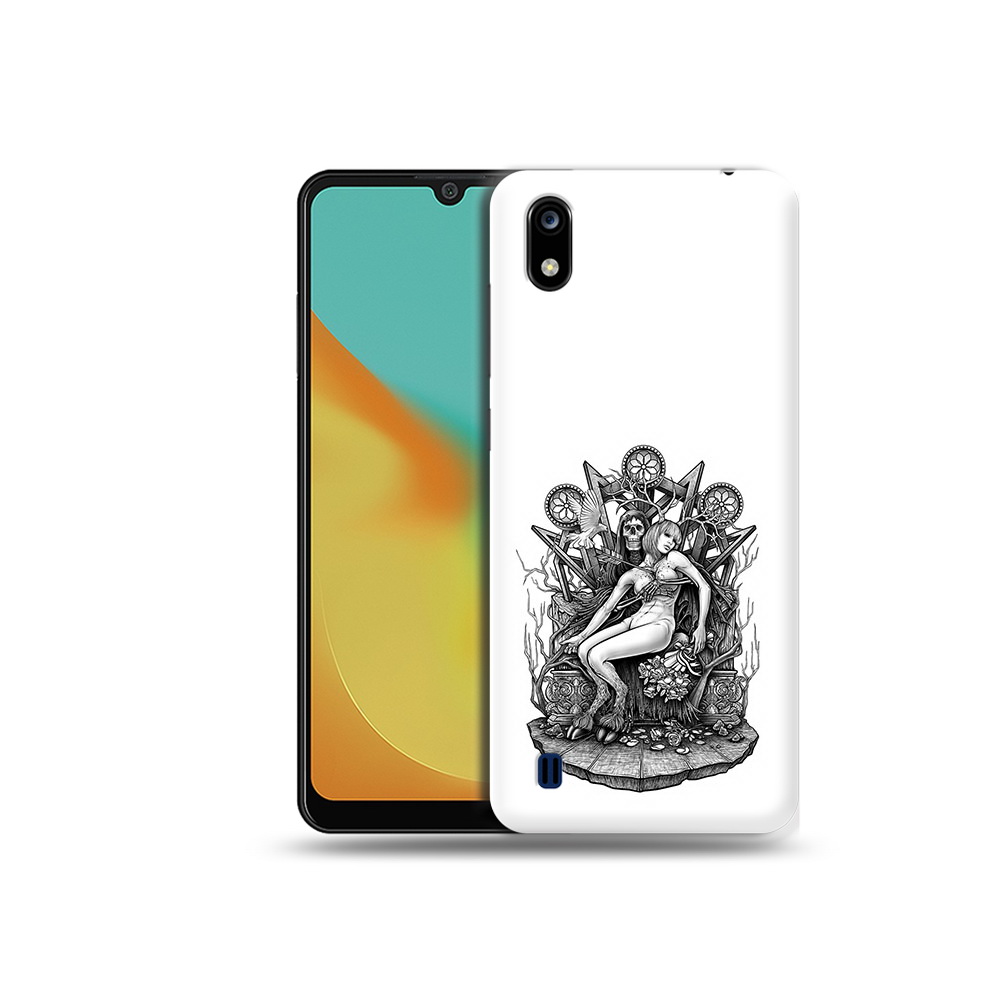

Чехол MyPads Tocco для ZTE Blade A7 девушка на троне (PT136477.473.309), Прозрачный, Tocco