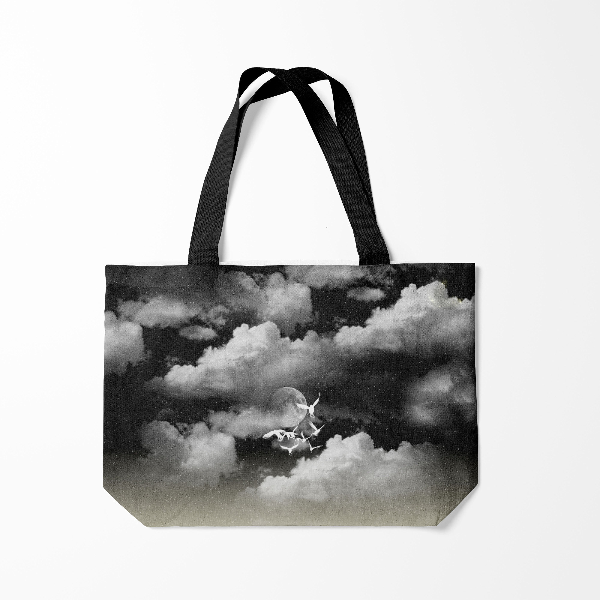 

Сумка шoппер унисекс Burnettie Cloudy Night, серый, Cloudy Night