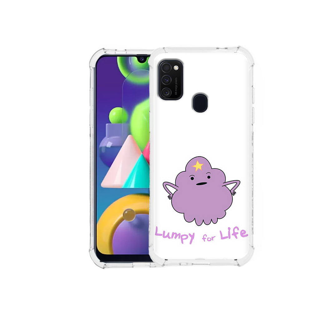

Чехол MyPads Tocco для Samsung Galaxy M21 Принцесса пупырчатого королевства, Прозрачный, Tocco