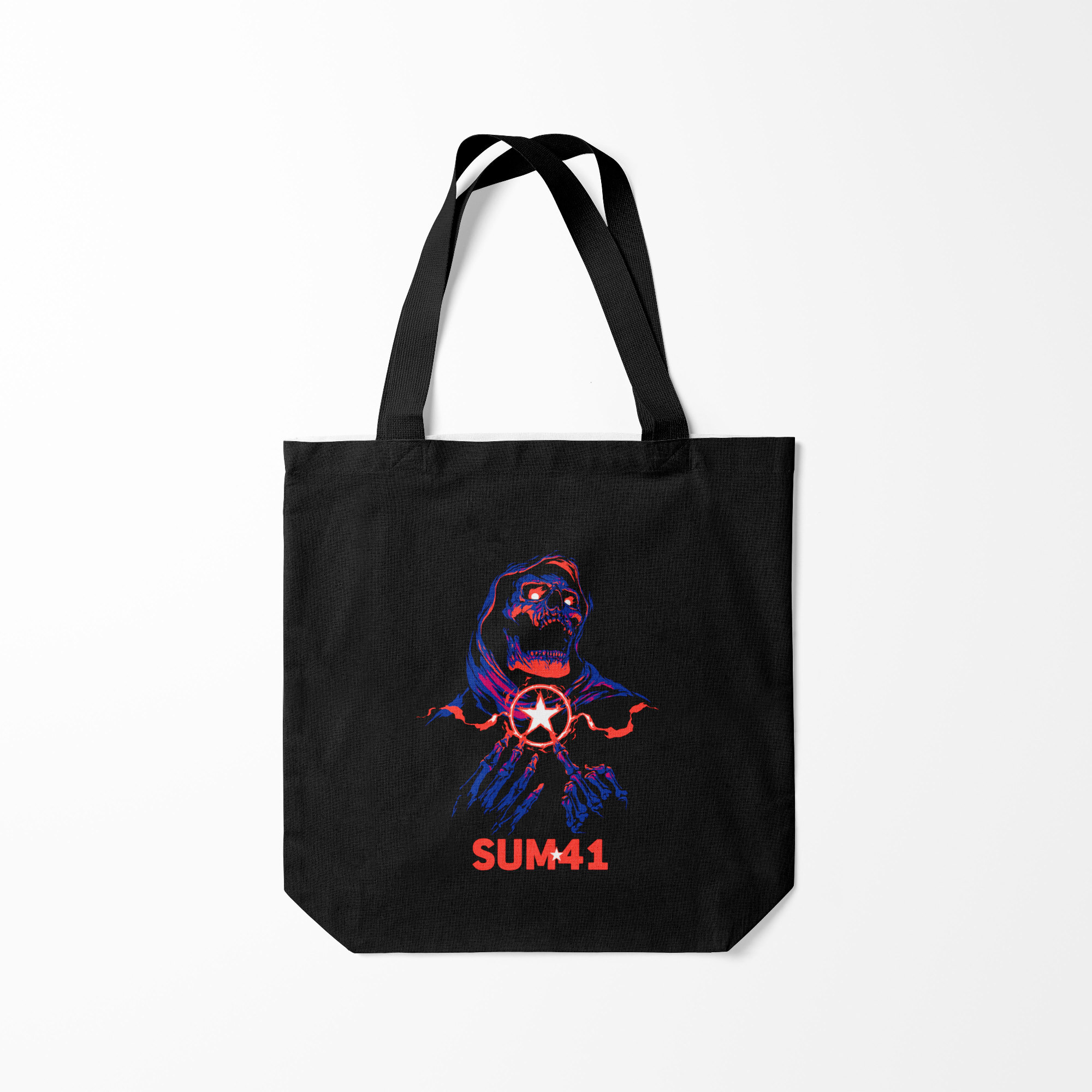 

Сумка шoппер унисекс Burnettie Sum 41, черный, Sum 41