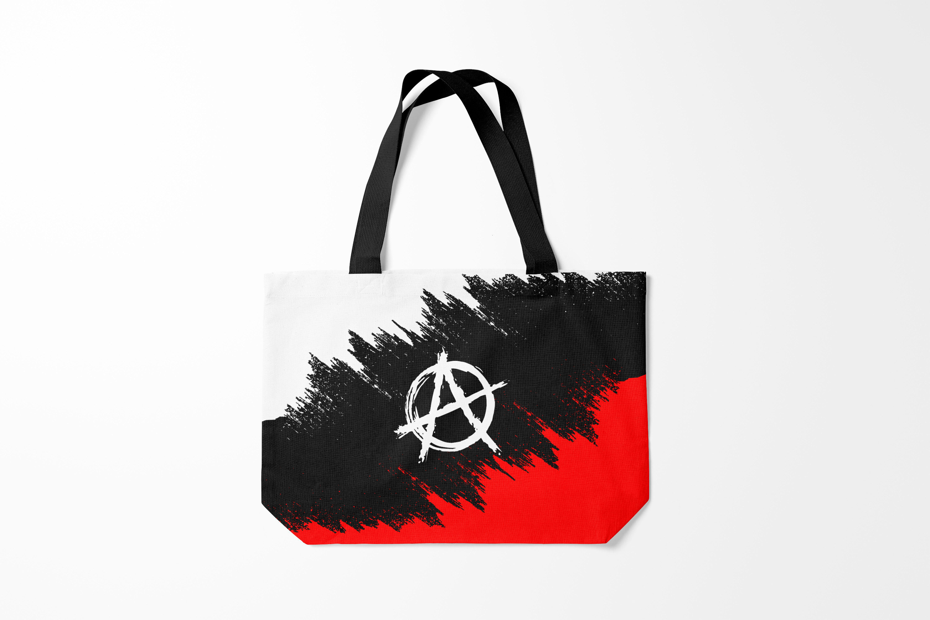 

Сумка шoппер унисекс Burnettie Анархия ANARCHY Z, красный; черный, Анархия ANARCHY Z
