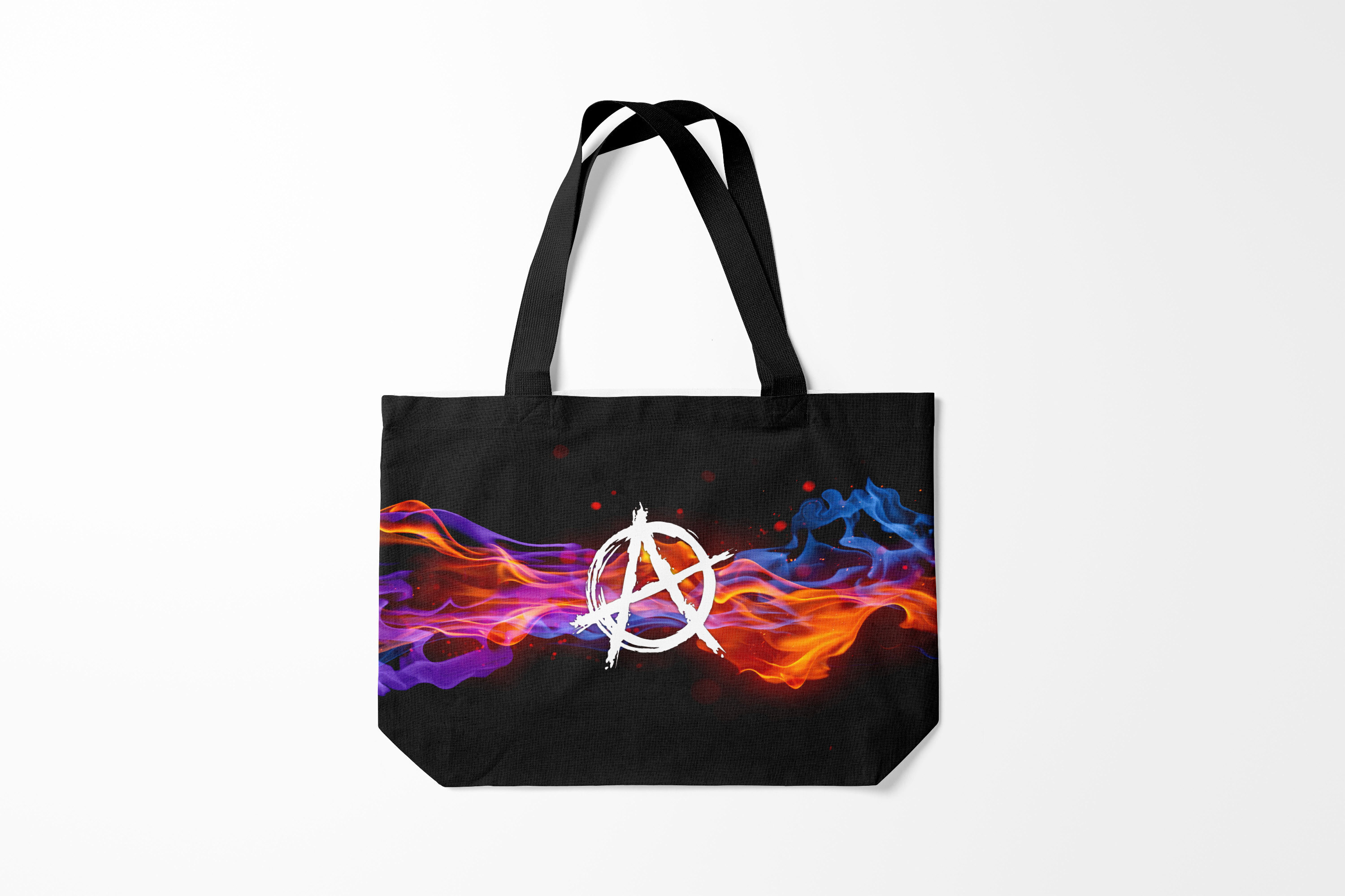 

Сумка шoппер унисекс Burnettie Анархия ANARCHY, черный, Анархия ANARCHY