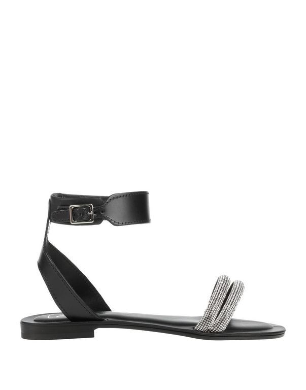 

Сандалии женские NoBrand 17533880 черные 40 EU, Черный, 17533880