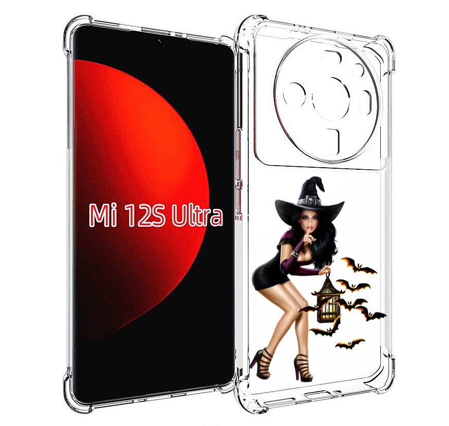 

Чехол MyPads девушка-ведьма женский для Xiaomi 12S Ultra, Прозрачный, Tocco