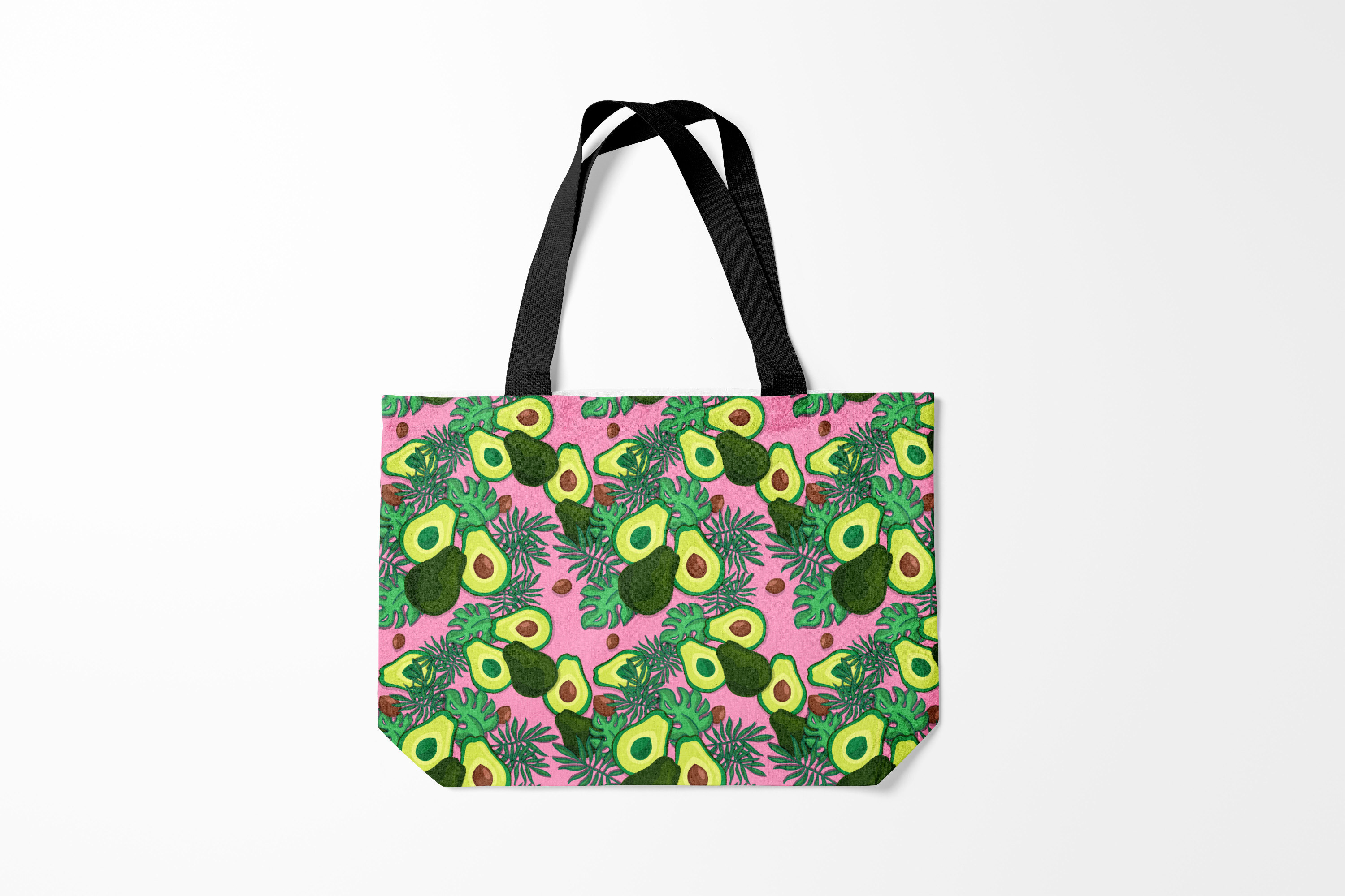 

Сумка шoппер унисекс Burnettie Авокадо avocado, розовый; зеленый, Авокадо avocado