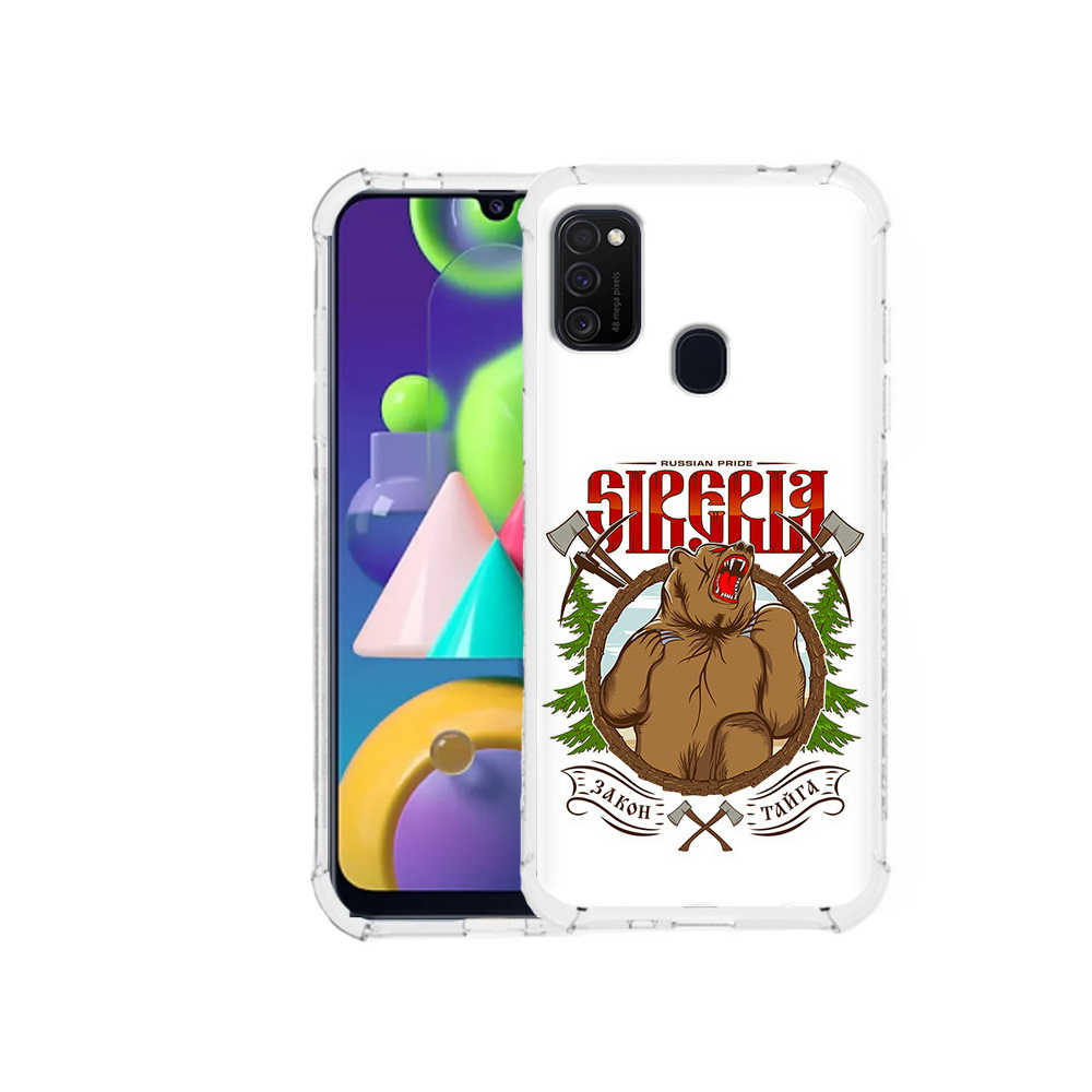 

Чехол MyPads Tocco для Samsung Galaxy M21 Тайга (PT147110.591.168), Прозрачный, Tocco