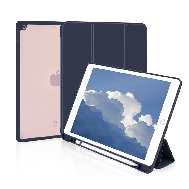 фото Чехол для планшетного компьютера slimcase ipad 7/ipad 8/ipad 9 синий (7169)