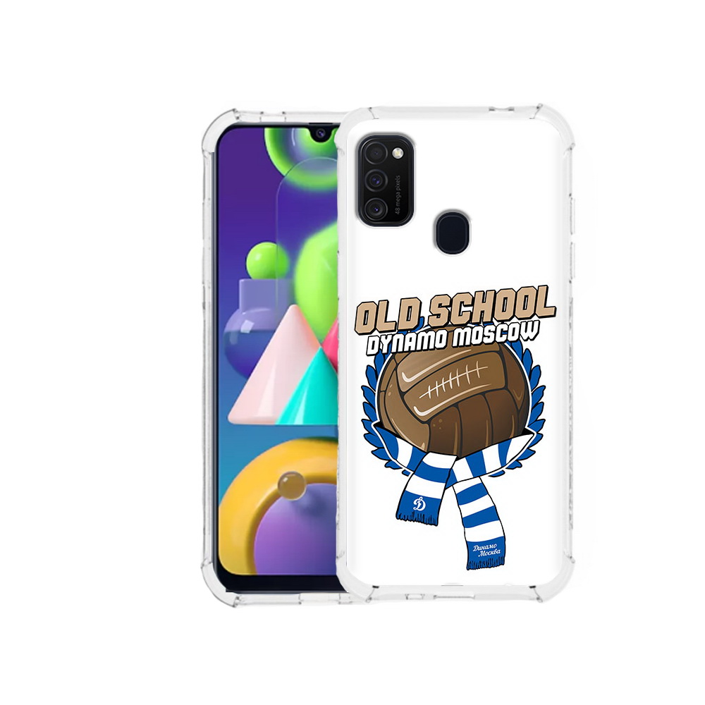 

Чехол MyPads Tocco для Samsung Galaxy M21 ФК Динамо олд скул (PT147110.591.176), Прозрачный, Tocco