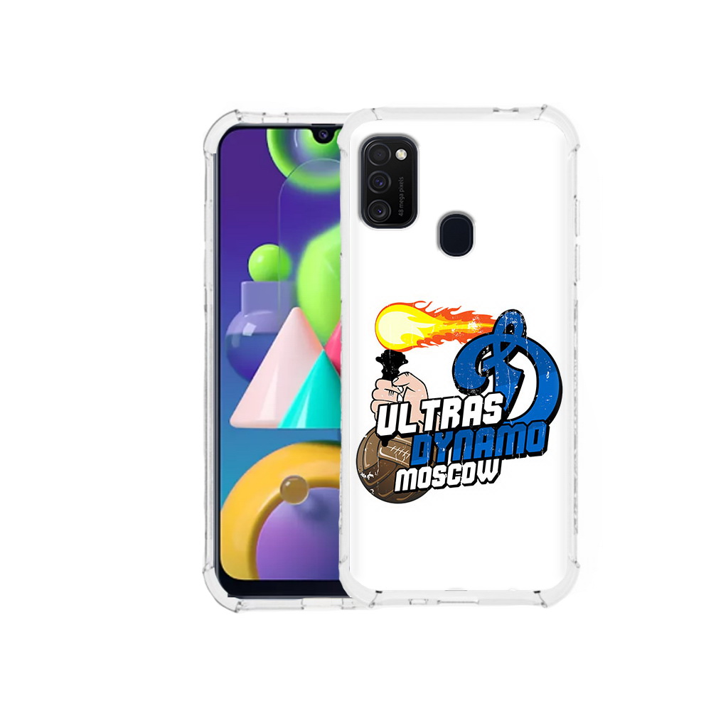 

Чехол MyPads Tocco для Samsung Galaxy M21 ФК Динамо (PT147110.591.177), Прозрачный, Tocco