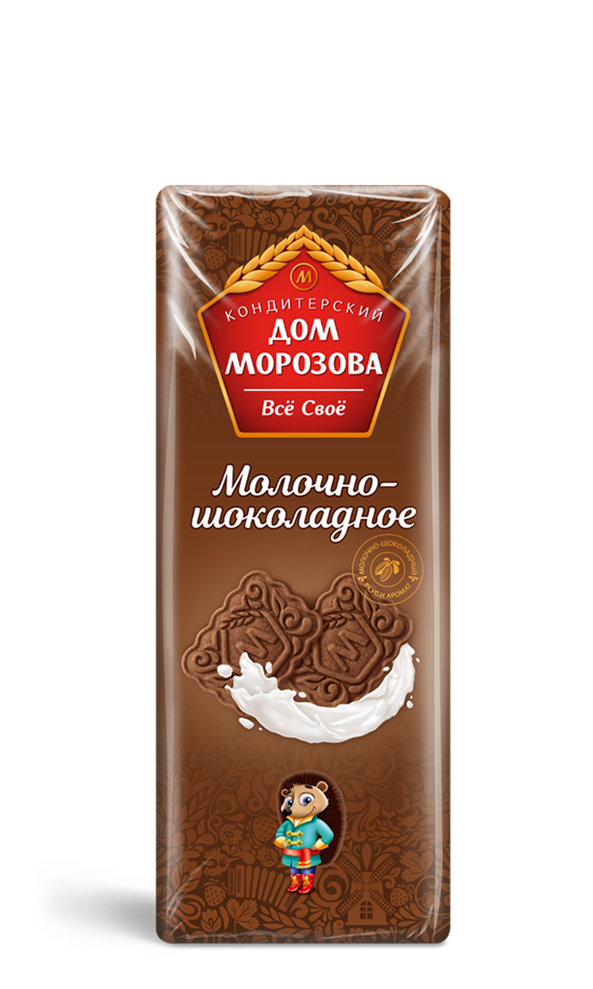 Печенье Кондитерский Дом Морозова Молочно-шоколадное сахарное 290 г