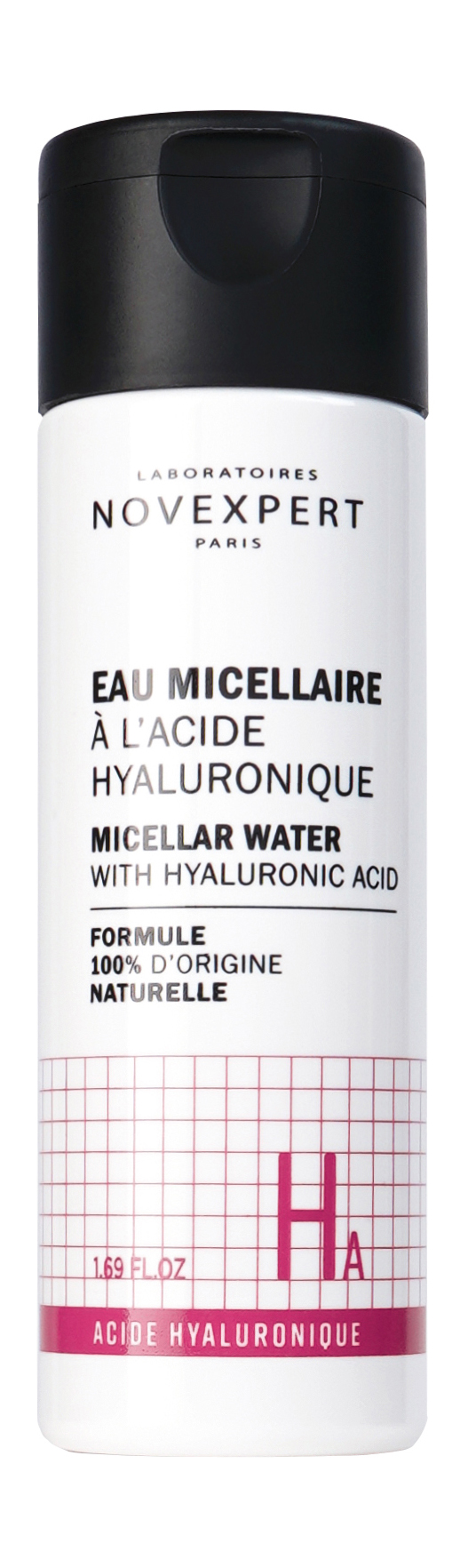 Мицеллярная вода Novexpert Micellar Water With Hyaluronic Acid 200мл