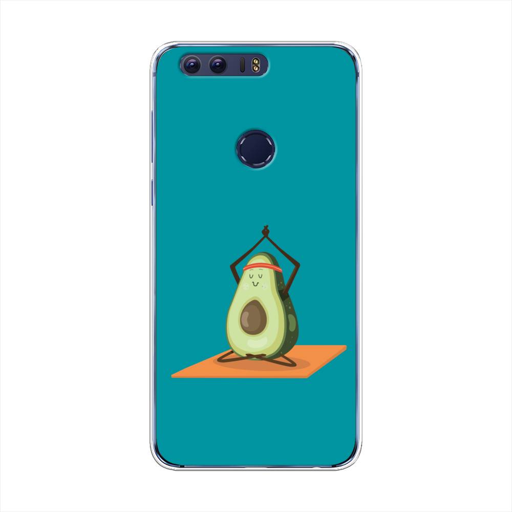 

Чехол на Honor 8 "Расслабься с авокадо", Голубой, 60950-6