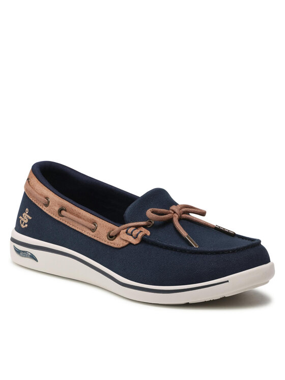 

Мокасины Shoreline 136600/NVY Skechers синий 41 EU, Shoreline 136600/NVY