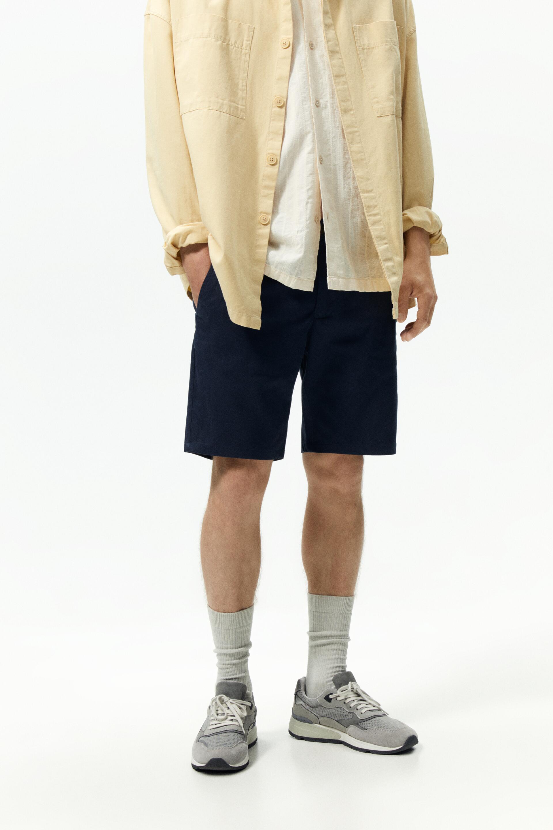 

Шорты мужские ZARA 03643300 синие 40 (доставка из-за рубежа), 03643300