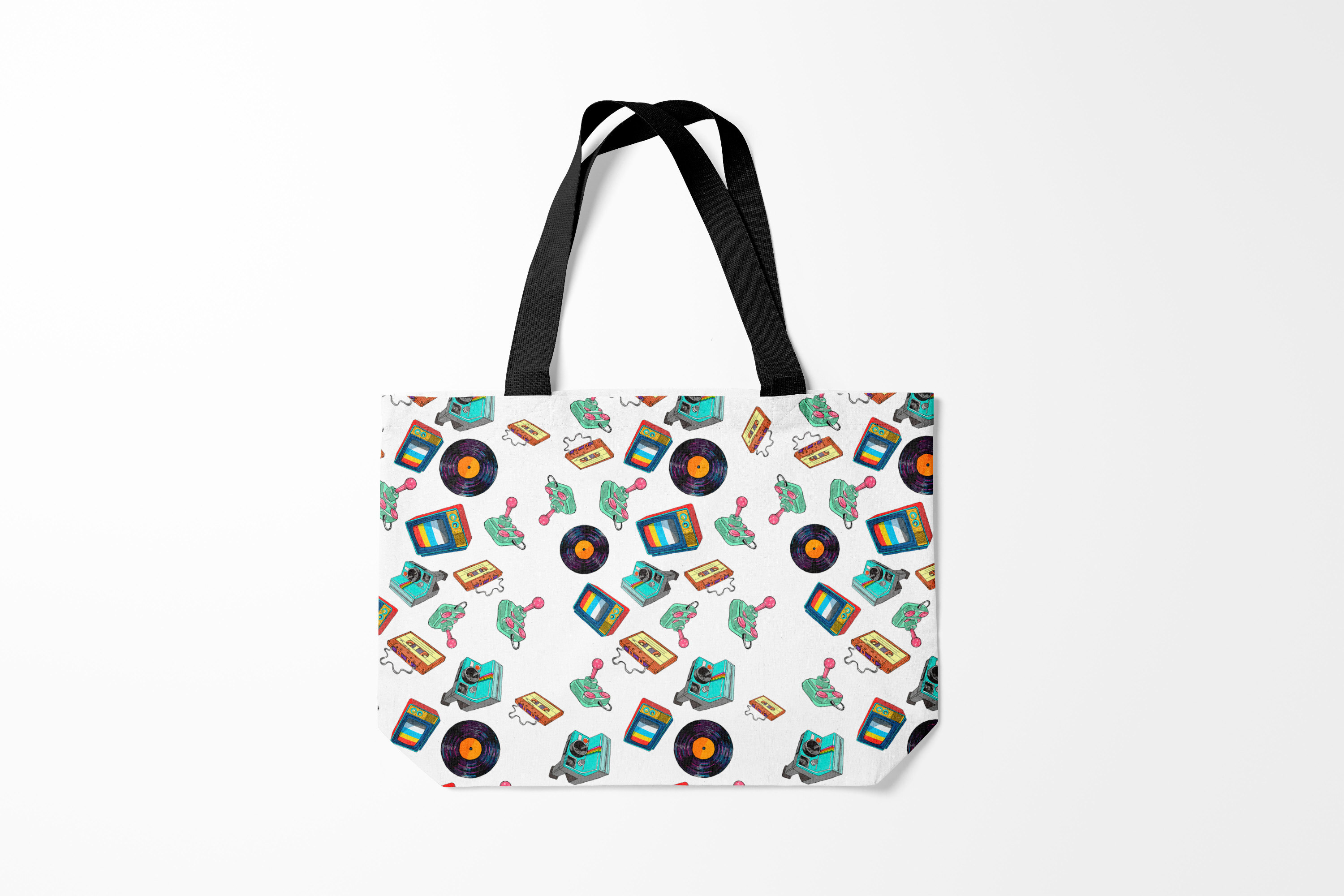 

Сумка шoппер унисекс Burnettie Retro Стиль 80х, белый, Retro Стиль 80х