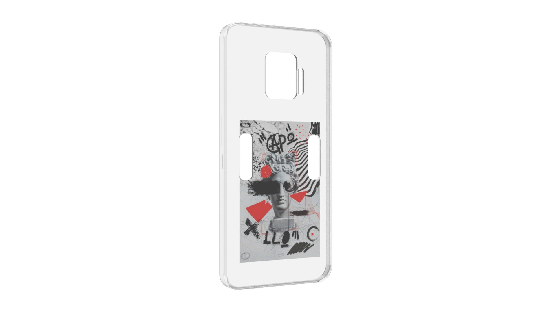 

Чехол MyPads стрит арт статуя для ZTE Nubia Red Magic 7 Pro, Прозрачный, Tocco
