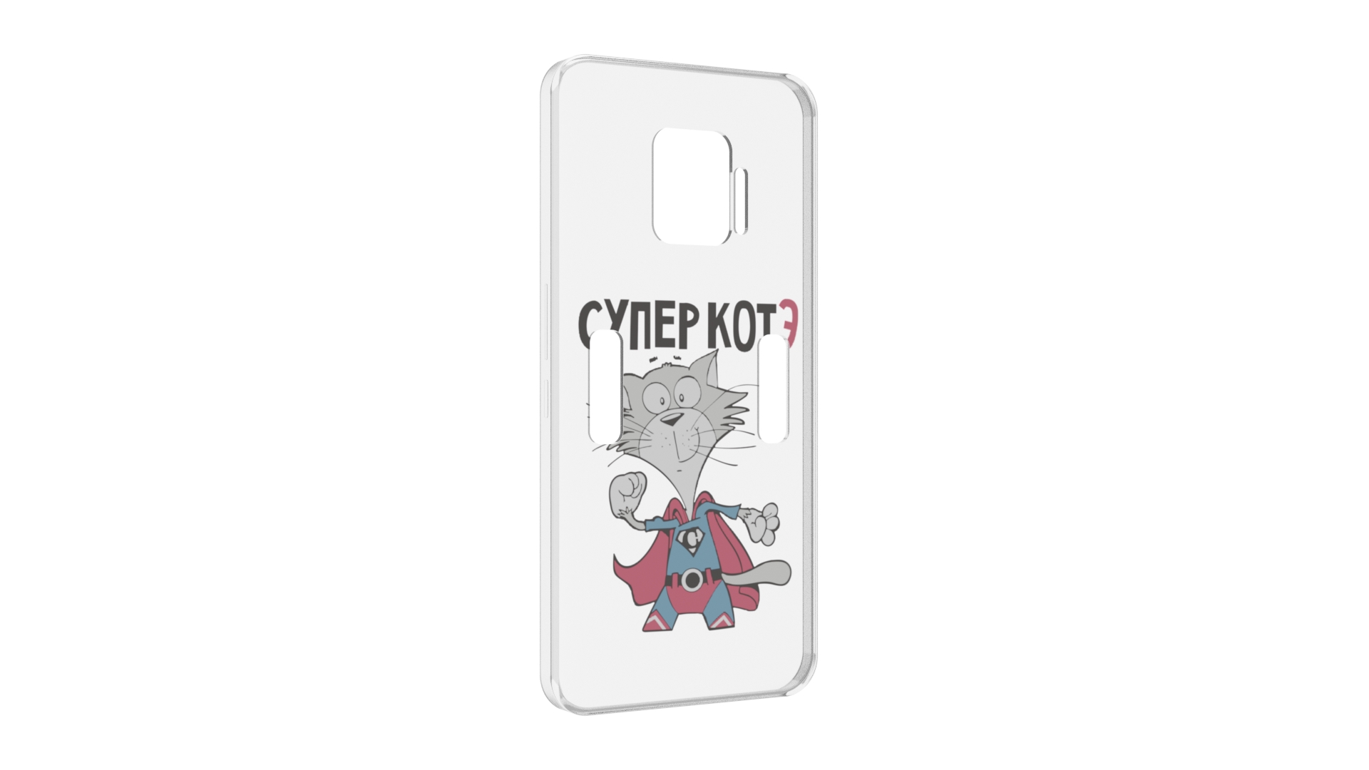 

Чехол MyPads супер-котэ для ZTE Nubia Red Magic 7 Pro, Прозрачный, Tocco