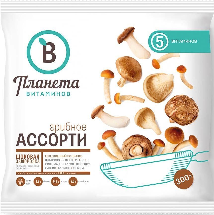 

Ассорти грибное Планета Витаминов 300 г