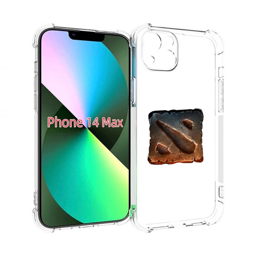 

Чехол MyPads dota 2 логотип 2 для iPhone 14 Plus (6.7), Прозрачный, Tocco