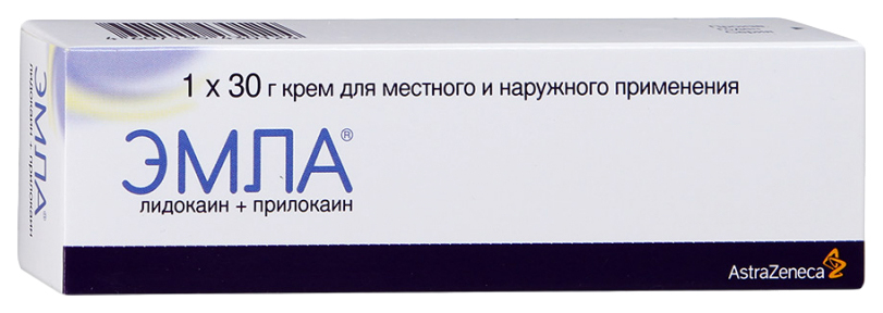Купить Эмла крем для местного и наружного применения 30г, AstraZeneca AB