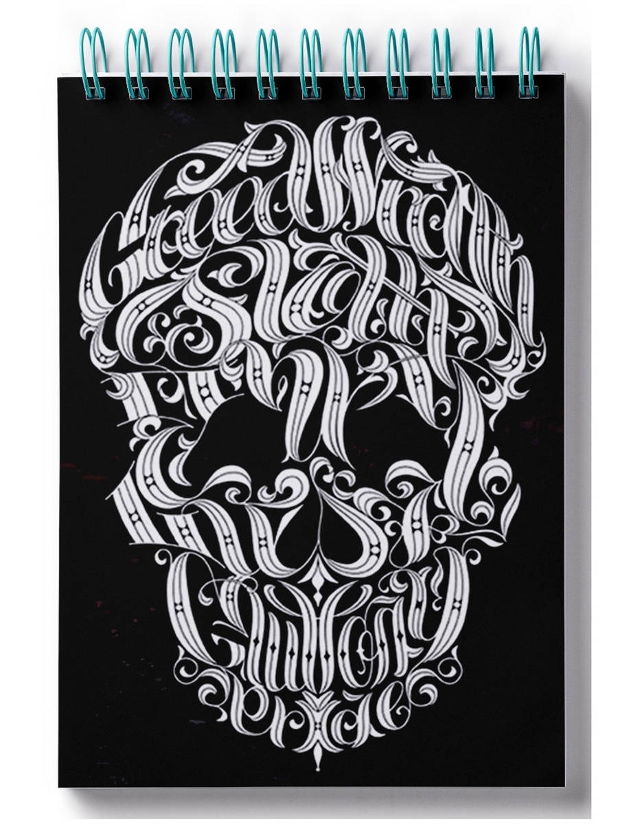 

Блокнот DRABS Lettering Skull